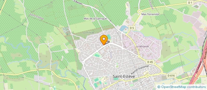localisation de l'entreprise KSK 35  SAINT-ESTEVE