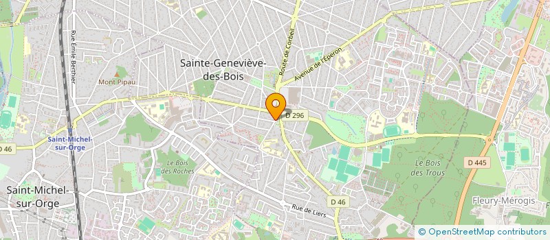 localisation de l'entreprise KSK LOGISTIC à SAINTE-GENEVIEVE-DES-BOIS