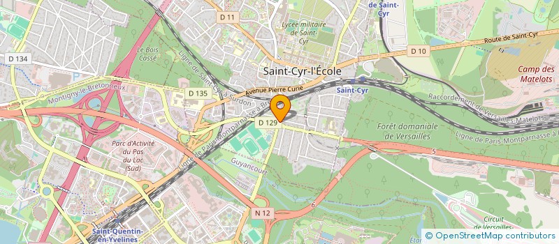 localisation de l'entreprise KSK RESTAURATION  SAINT-CYR-L'ECOLE