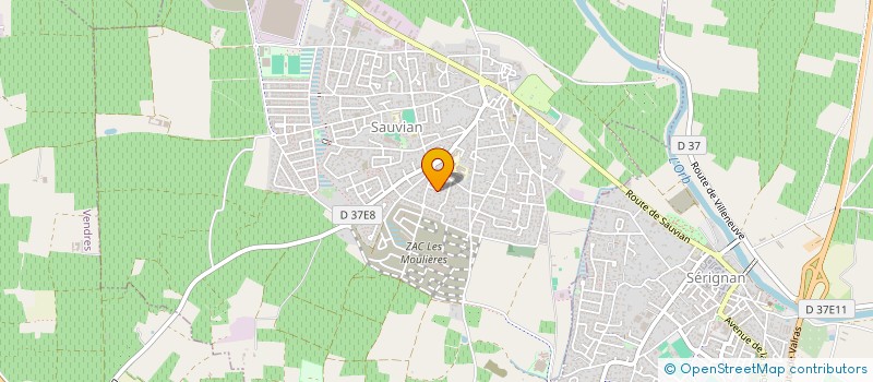 localisation de l'entreprise KSK UNIT  SAUVIAN