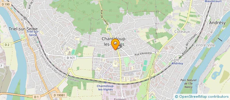 localisation de l'entreprise KSL  CHANTELOUP-LES-VIGNES