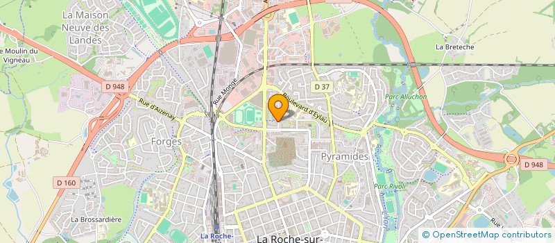 localisation de l'entreprise KSL à LA ROCHE-SUR-YON