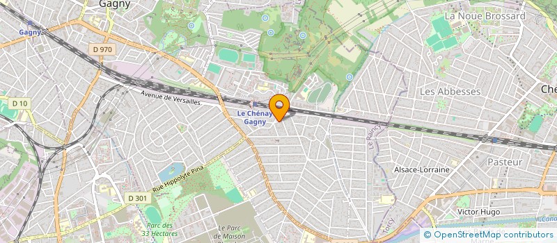 localisation de l'entreprise KSL à GAGNY