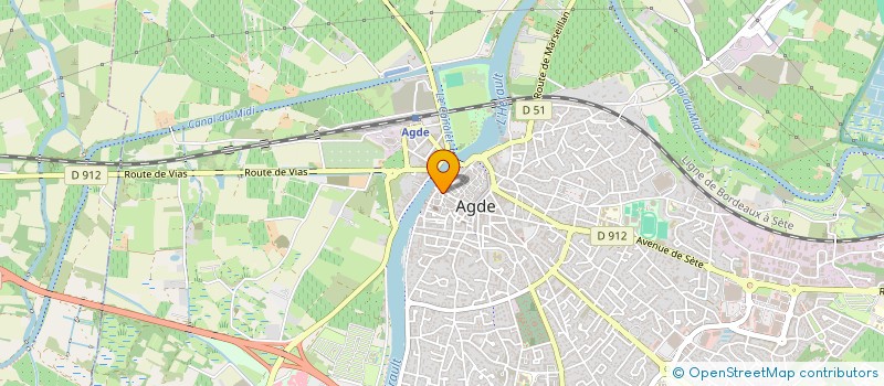 localisation de l'entreprise KSL PRODUCTION à AGDE