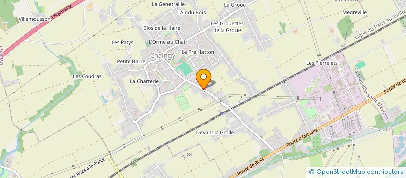 localisation de l'entreprise KSLER à CHAINGY