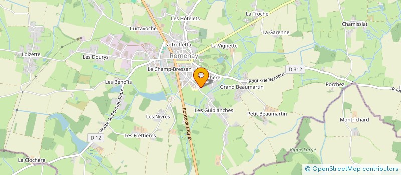 localisation de l'entreprise KSLM à ROMENAY
