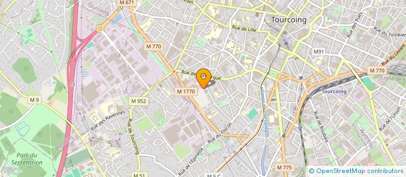 localisation de l'entreprise KSM à TOURCOING