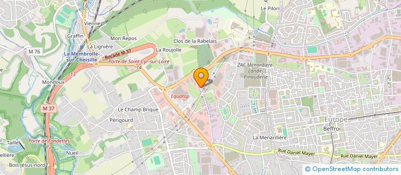 localisation de l'entreprise KSM  SAINT CYR SUR LOIRE