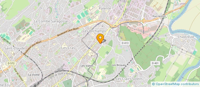 localisation de l'entreprise KSM  BESANCON