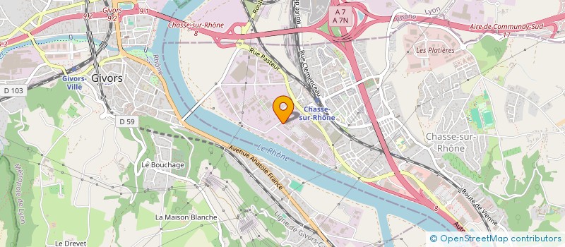 localisation de l'entreprise KSM AMBULANCE  MEYZIEU