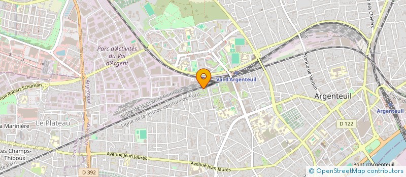 localisation de l'entreprise KSM  INGENIERIE  ARGENTEUIL