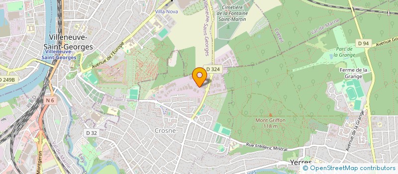 localisation de l'entreprise KSM TRANSPORT  CROSNE