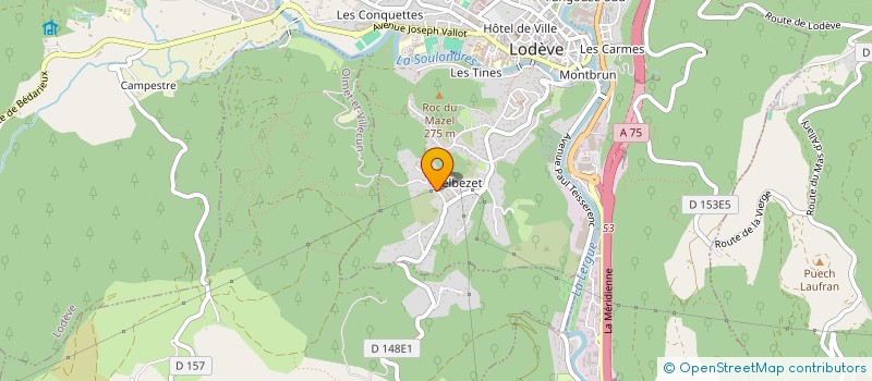 localisation de l'entreprise KSN  LODEVE