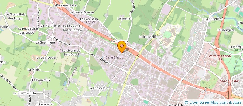 localisation de l'entreprise KSN INVEST  SAINT-HERBLAIN