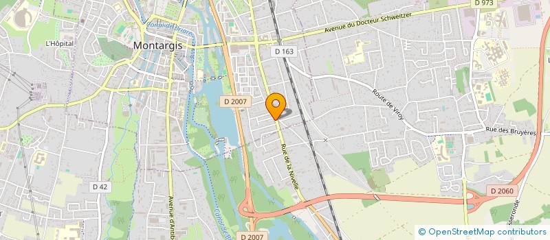 localisation de l'entreprise KSNTRANS à MONTARGIS