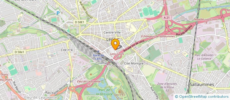 localisation de l'entreprise KSO'93  LENS