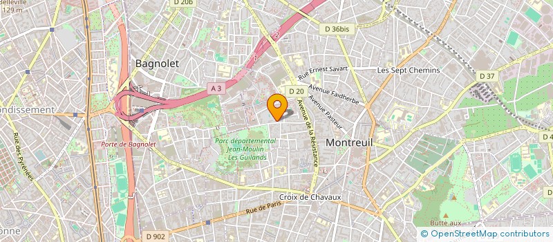 localisation de l'entreprise KSO  MONTREUIL