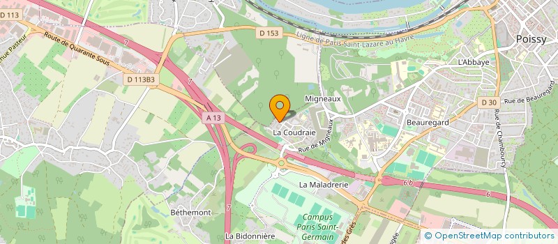 localisation de l'entreprise KSOFT à POISSY