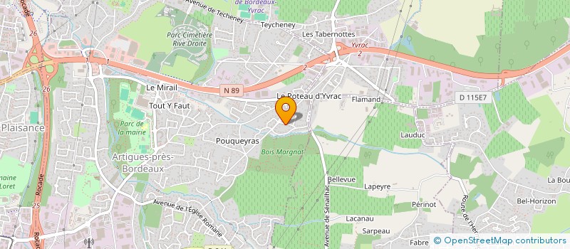 localisation de l'entreprise KSOO  ARTIGUES-PRES-BORDEAUX