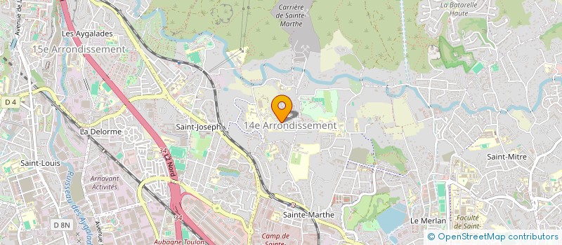 localisation de l'entreprise KSP  MARSEILLE 14EME