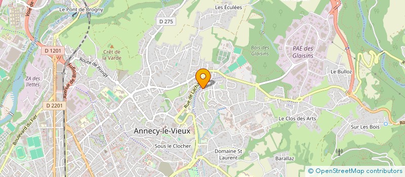 localisation de l'entreprise KSP ANNECY à ANNECY
