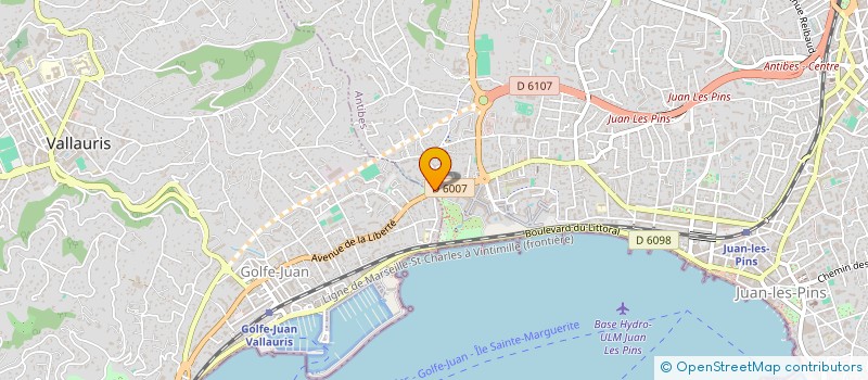 localisation de l'entreprise KSP PLOMBERIE CLIMATISATION à ANTIBES