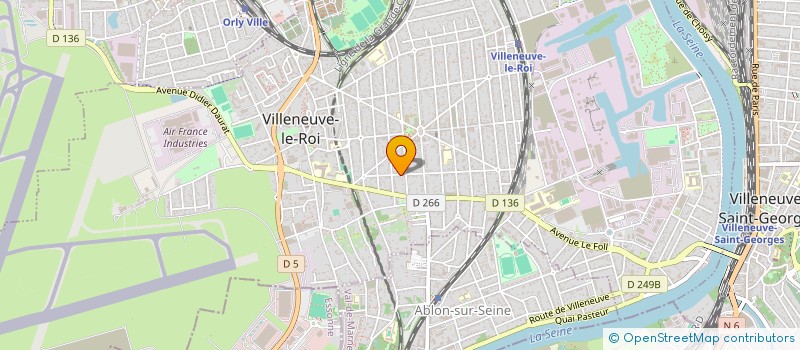 localisation de l'entreprise KSP REPORTAGES  VILLENEUVE-LE-ROI