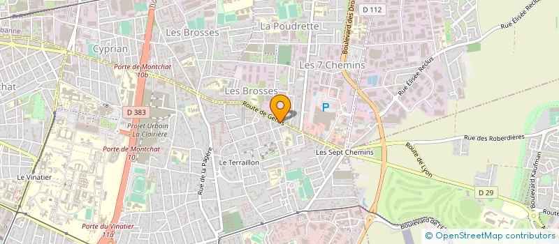 localisation de l'entreprise KSP SECURITE à BRON