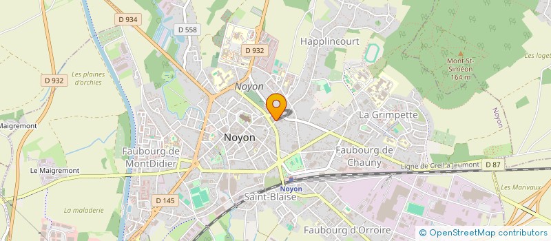 localisation de l'entreprise KSR NOYON  NOYON