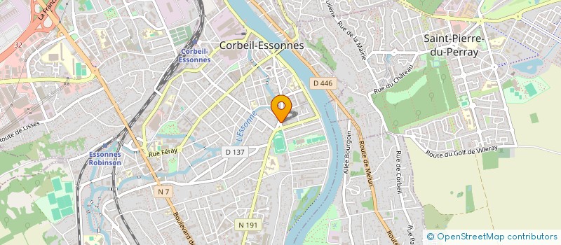 localisation de l'entreprise KSR SUPERMARCHE  CORBEIL-ESSONNES