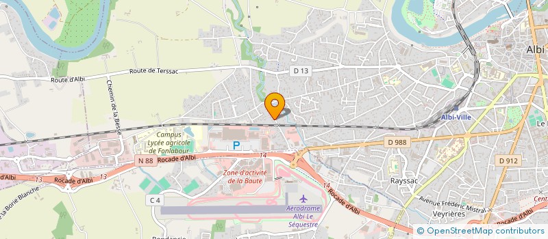 localisation de l'entreprise KSS ALBI à ALBI