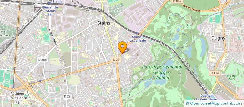localisation de l'entreprise KSS ENTREPRISE WILLOOW  STAINS