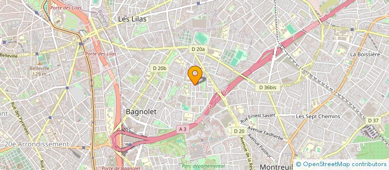 localisation de l'entreprise KSSR  BAGNOLET