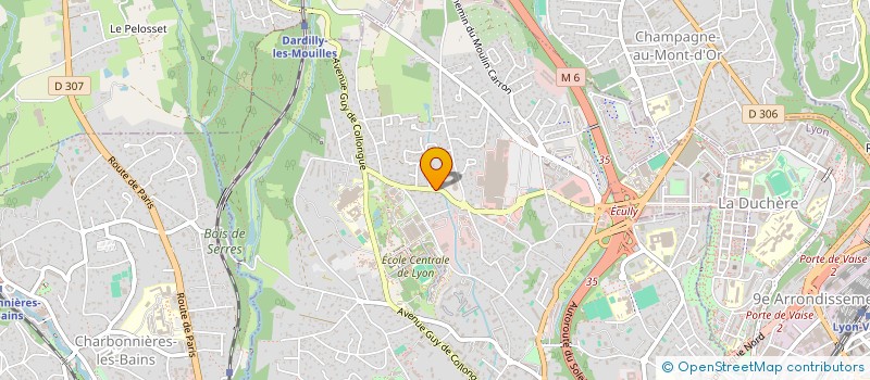 localisation de l'entreprise KST  LYON