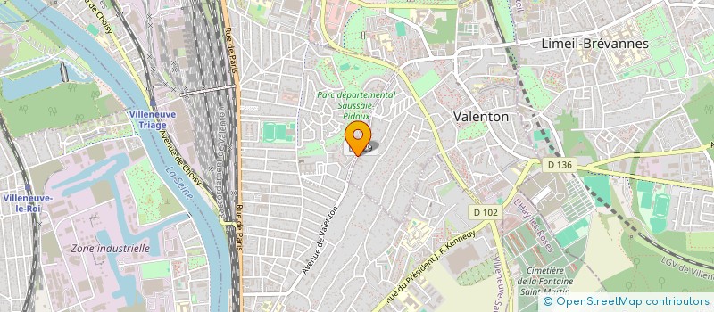 localisation de l'entreprise KST AUTO SERVICES à VALENTON