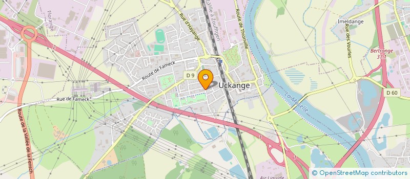 localisation de l'entreprise KST TRANSPORT à UCKANGE