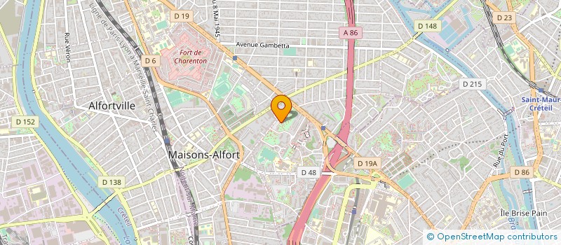 localisation de l'entreprise KST TRANSPORTS à MAISONS-ALFORT
