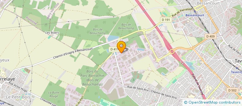 localisation de l'entreprise KSTAR LINK  TAVERNY