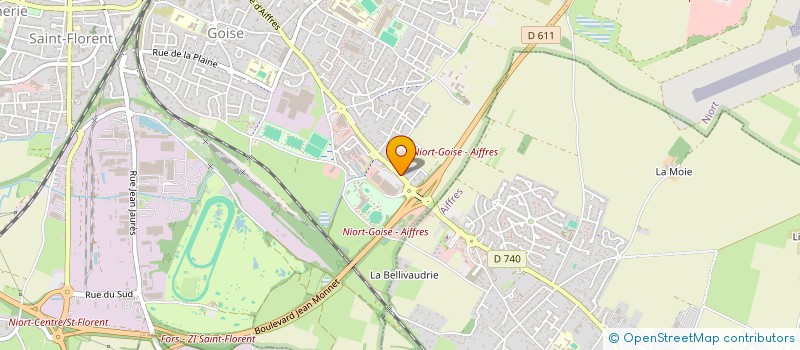 localisation de l'entreprise KSV à NIORT