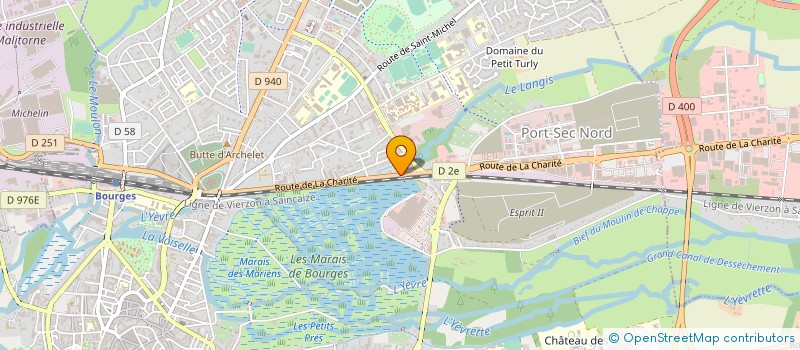 localisation de l'entreprise KSV  BOURGES