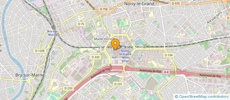 localisation de l'entreprise KSV SERRURIER DEPANNAGE VITRIER  NOISY-LE-GRAND