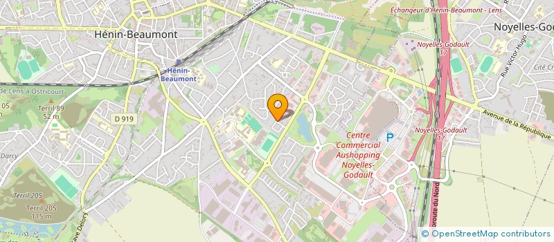 localisation de l'entreprise KSW à HENIN-BEAUMONT