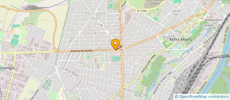 localisation de l'entreprise KSY IMMOBILIER à ATHIS-MONS