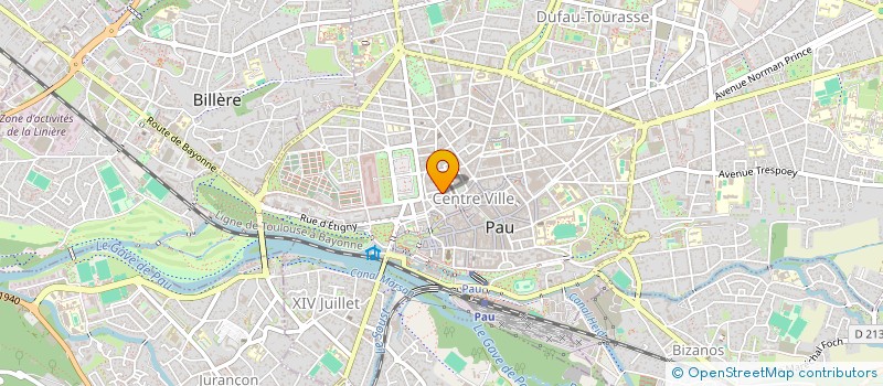 localisation de l'entreprise KT-ESSENCE à PAU