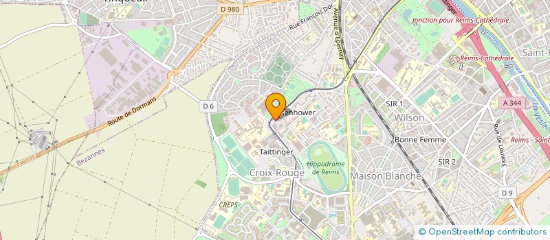 localisation de l'entreprise KT EXPERTISE à REIMS