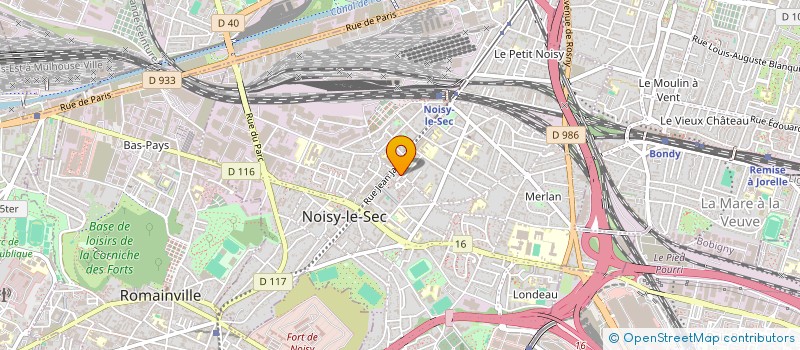 localisation de l'entreprise KT HABITAT à NOISY-LE-SEC