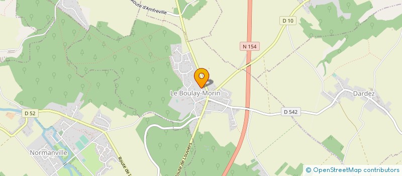 localisation de l'entreprise KT-IMMO  LE BOULAY MORIN