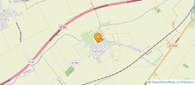 localisation de l'entreprise KT-IMMOBILIER à SANTEAU