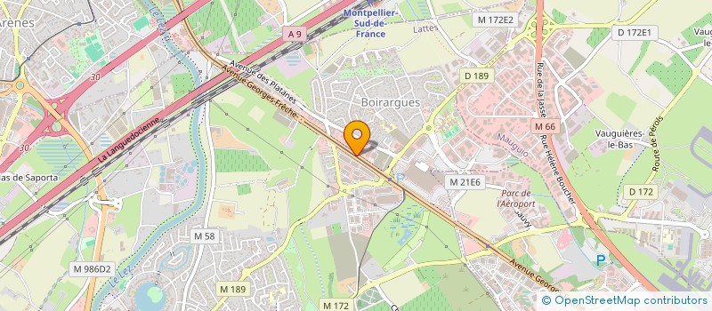 localisation de l'entreprise KT INC.  LATTES