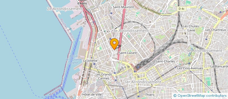 localisation de l'entreprise KT MARKET à MARSEILLE